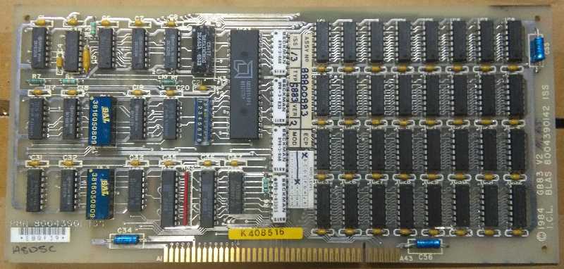 RAM board 1 top view