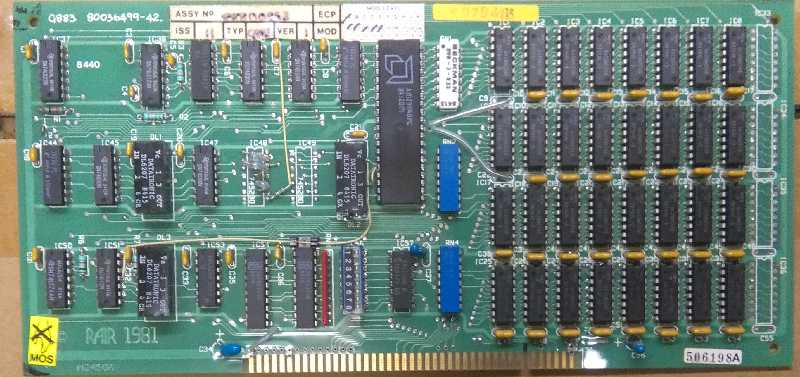 RAM board 2 top view