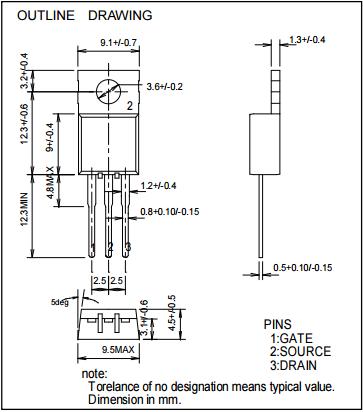 RD15HFV1 pinouts