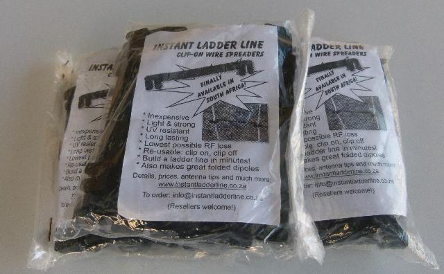 Three packets of instantladderline spreaders