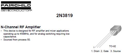 Fairchild datasheet extract